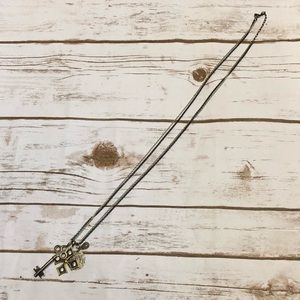 Stella & Dot Liv Multi Charm Necklace